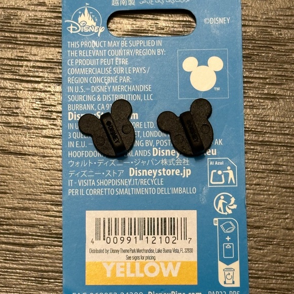 Disney Parks Disneyland 70th Anniversary Mickey & Minnie Castle Pin 2025 - Picture 3 of 4